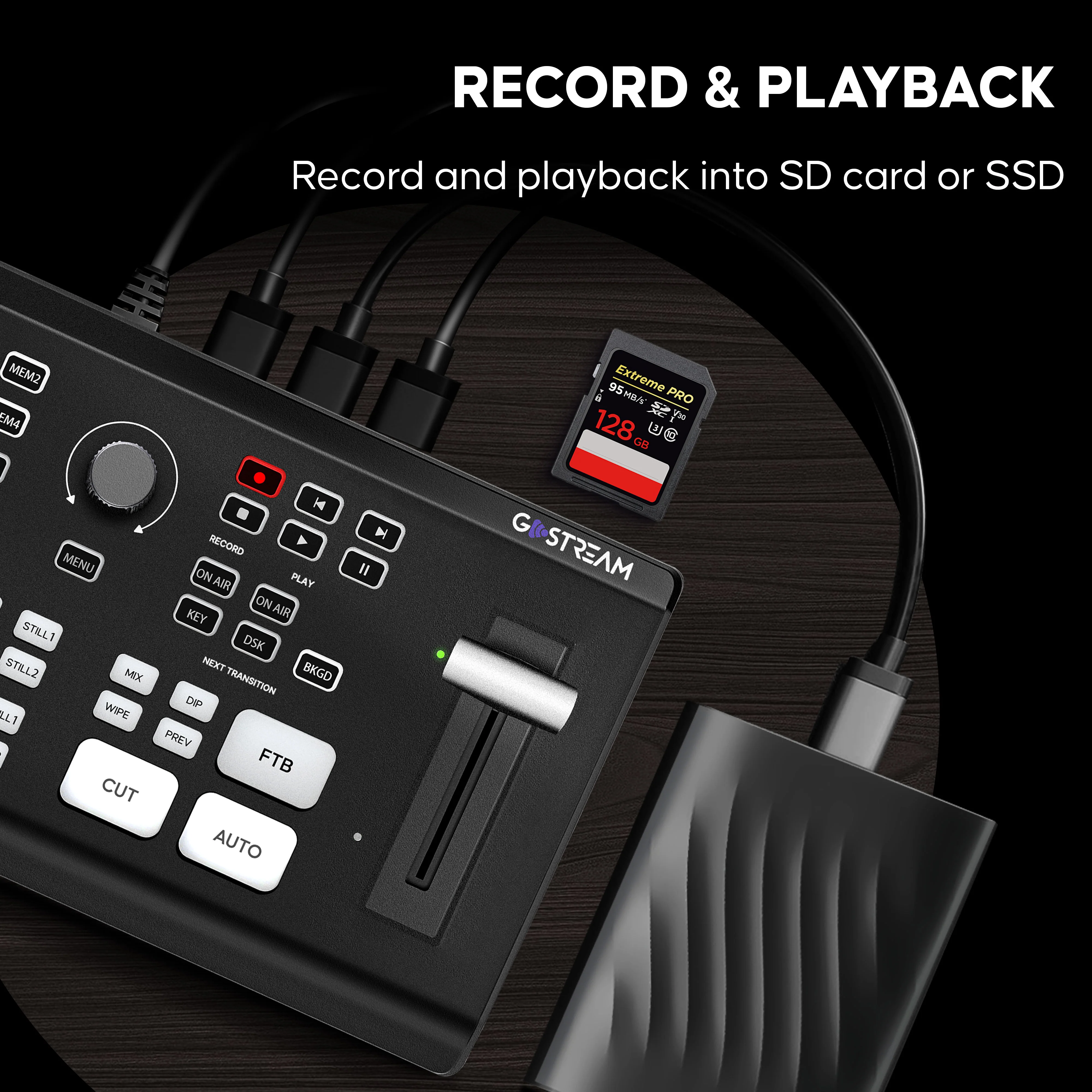 GoStream Duet: SDI Video Mixer & Broadcast Switcher for Live Stream | NDI HX, Multi-Camera Switching - Image 8