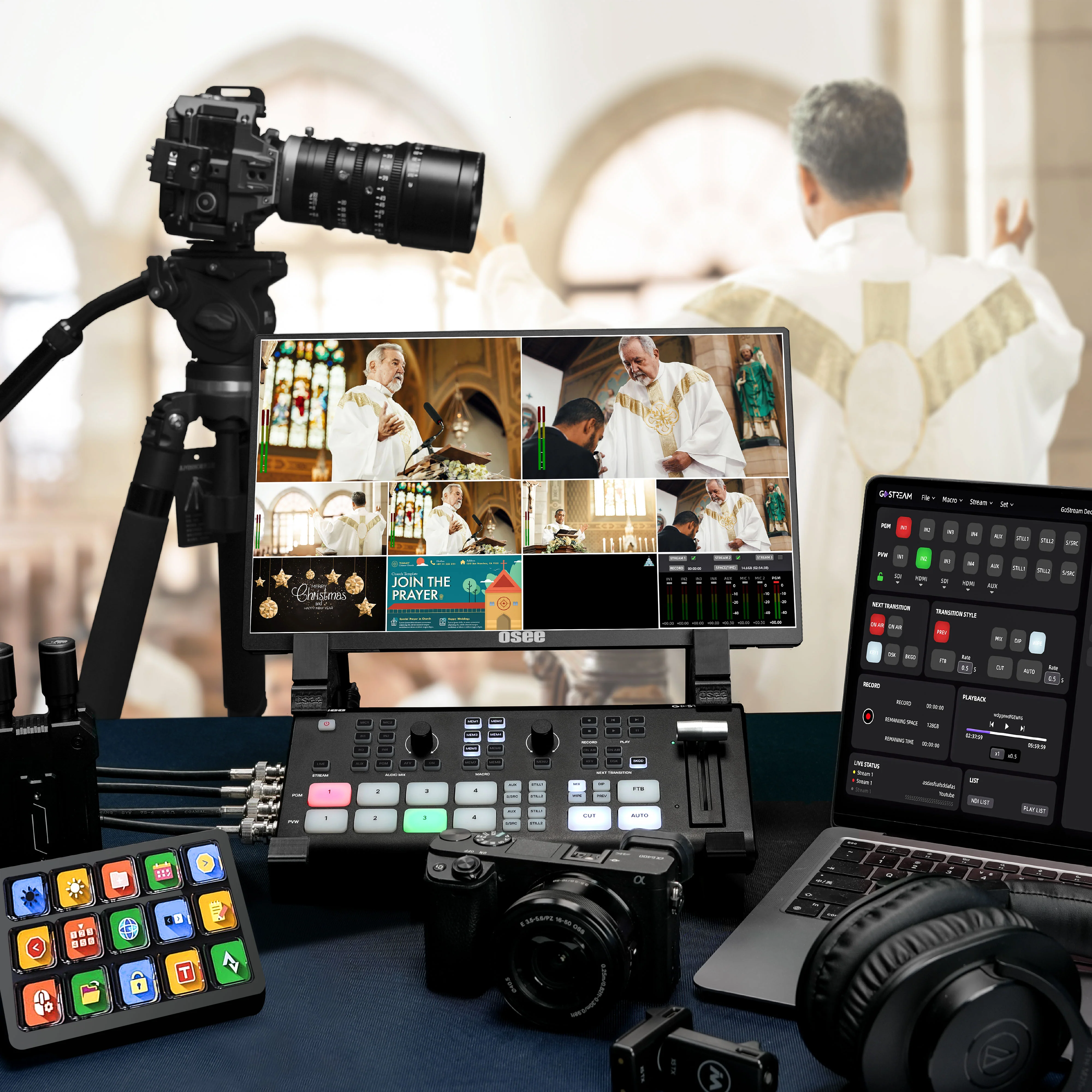 GoStream Duet: SDI Video Mixer & Broadcast Switcher for Live Stream | NDI HX, Multi-Camera Switching - Image 9
