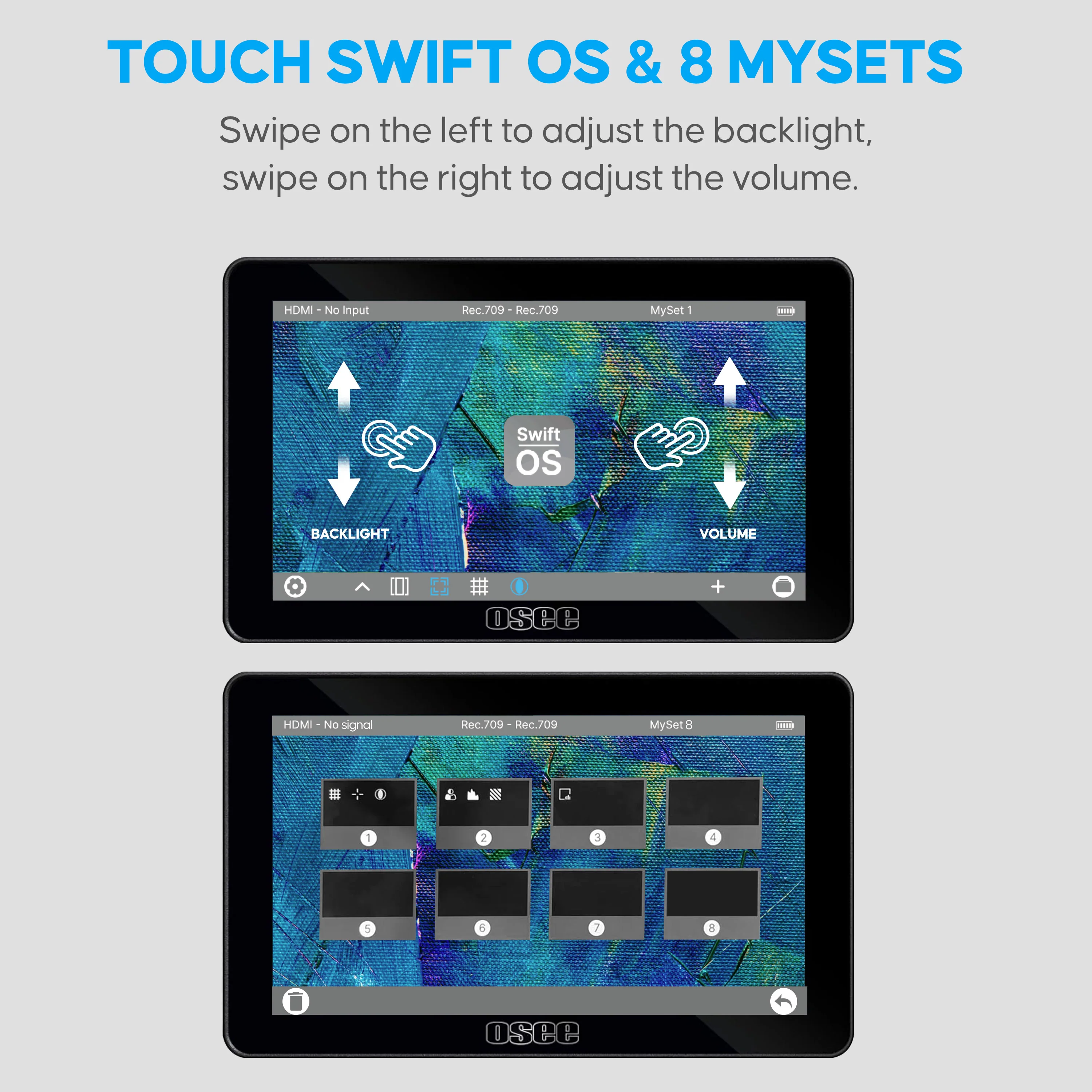 Lilmon 5: 5.5" HDR 4K HDMI Monitor | 1000nits On-Camera Field Monitor with Touchscreen, Waveform & Peaking Assist - Image 4