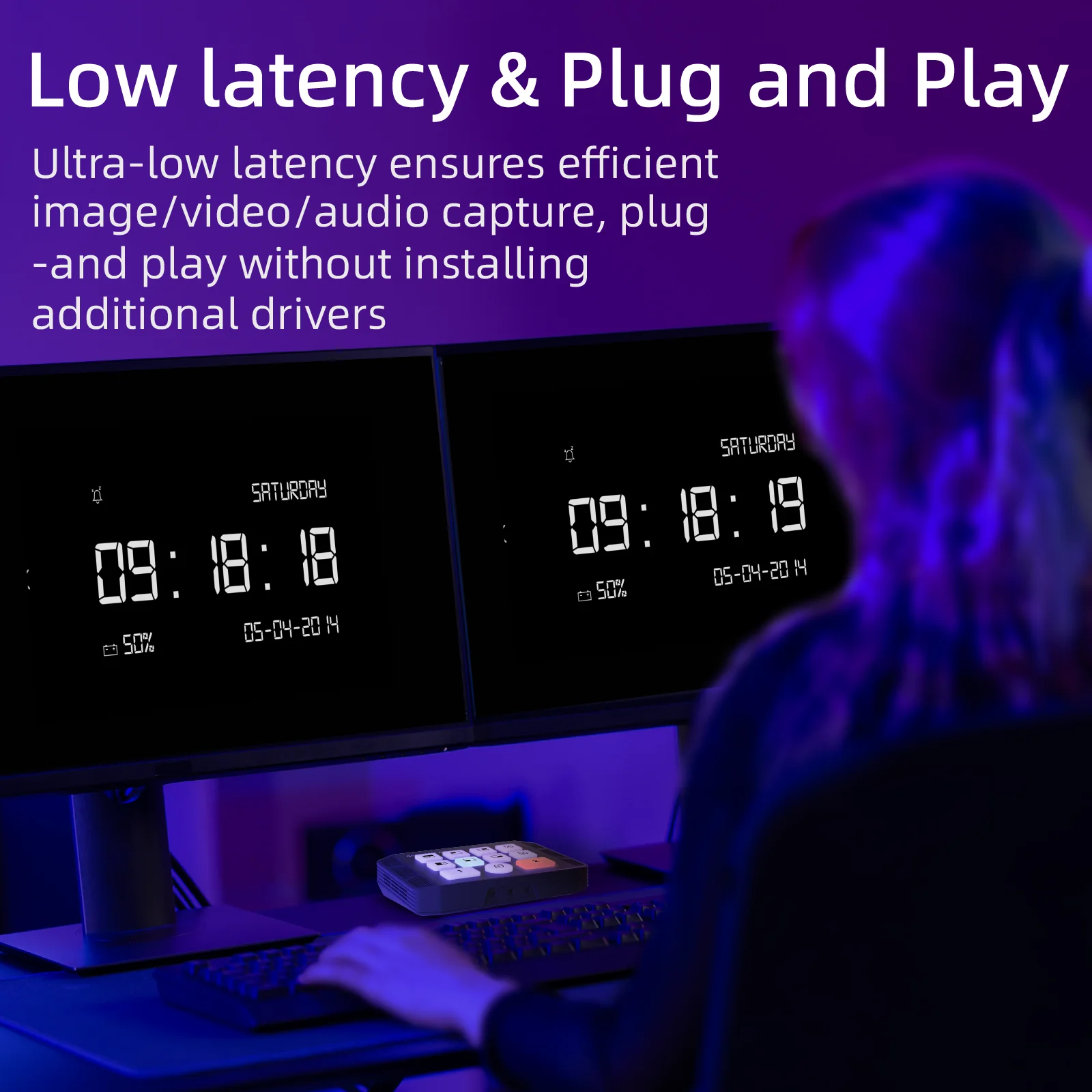 GoStream M2: USB 3.0 HDMI Capture Card | 2.1 HDMI Splitter/Switch Live Stream Record - Image 5