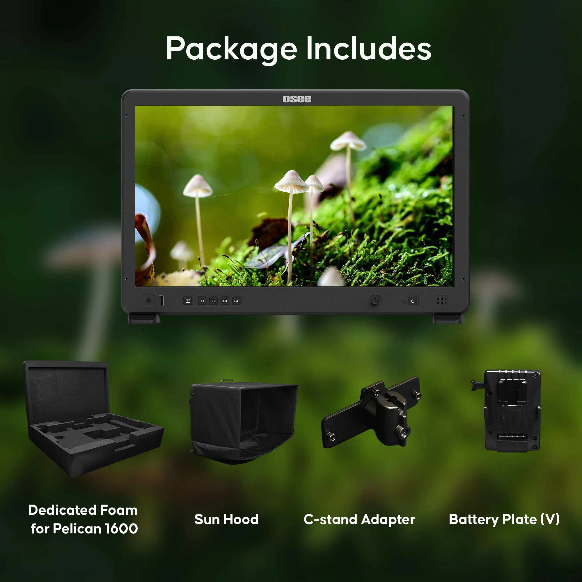 Mega 22S: 21.5" HDR Production Monitor | 1500nits Camera Field Monitor for Studio & Live Broadcast | Waveform, Peaking & HDMI/SDI I/O - Image 6