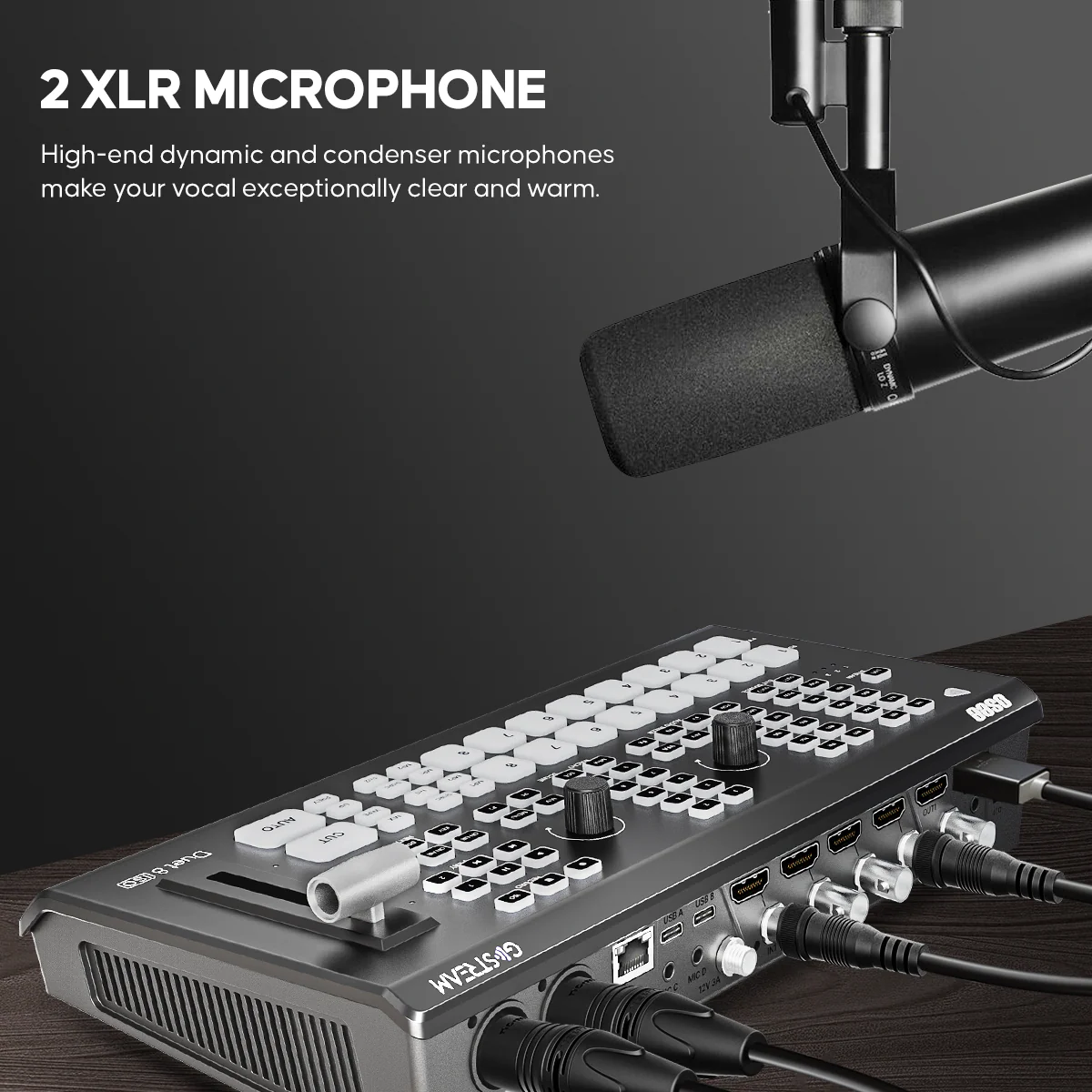 New-in GoStream Duet 8 ISO: 8 Channels Video Switcher | 4K-HDMI, SDI, NDI HX/SRT/RTMP/Webcam - Image 6