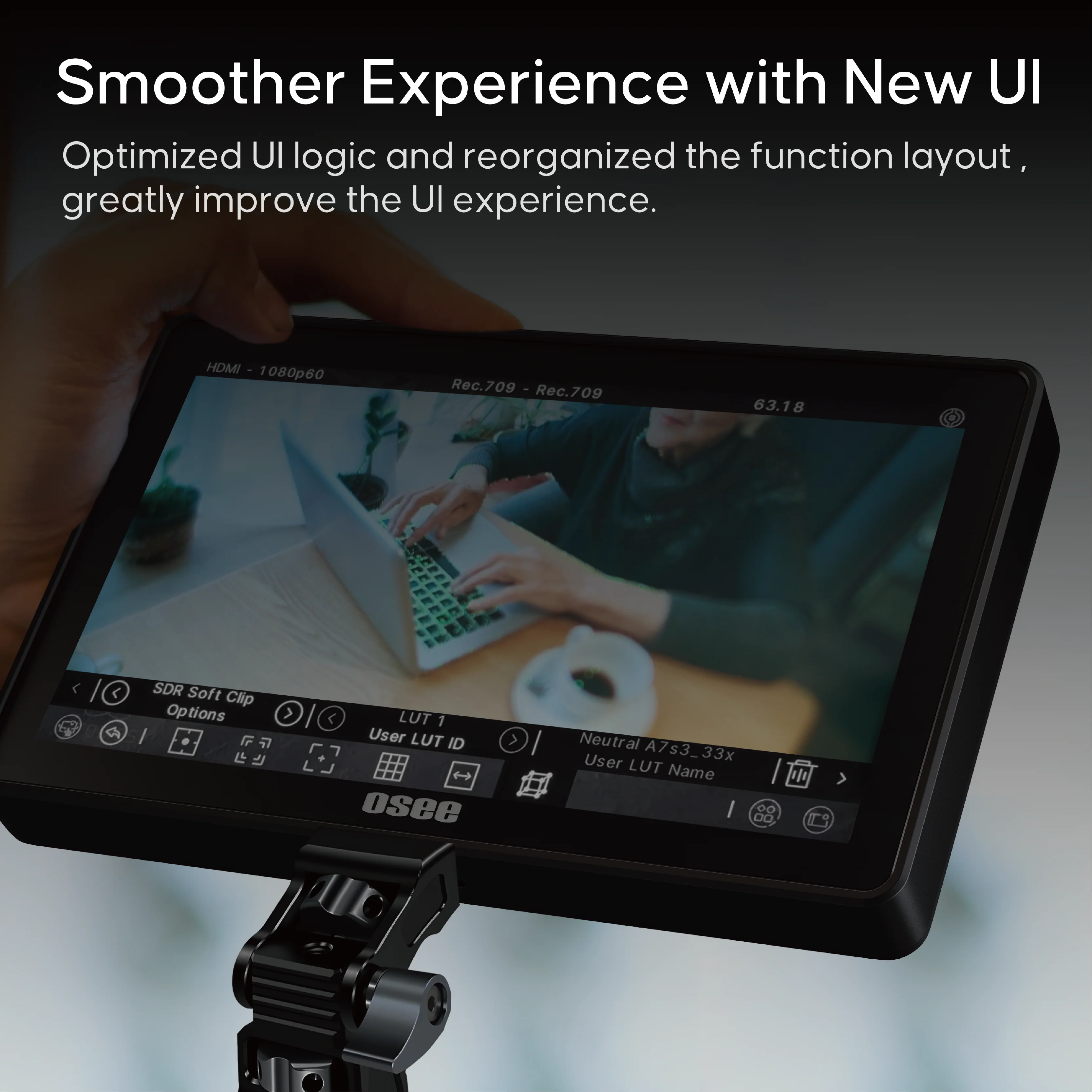G7 Pro: 7 Inch 3000nits On-Camera Touchscreen Monitor | Camera Control Filmmaking Field Monitor - Image 5