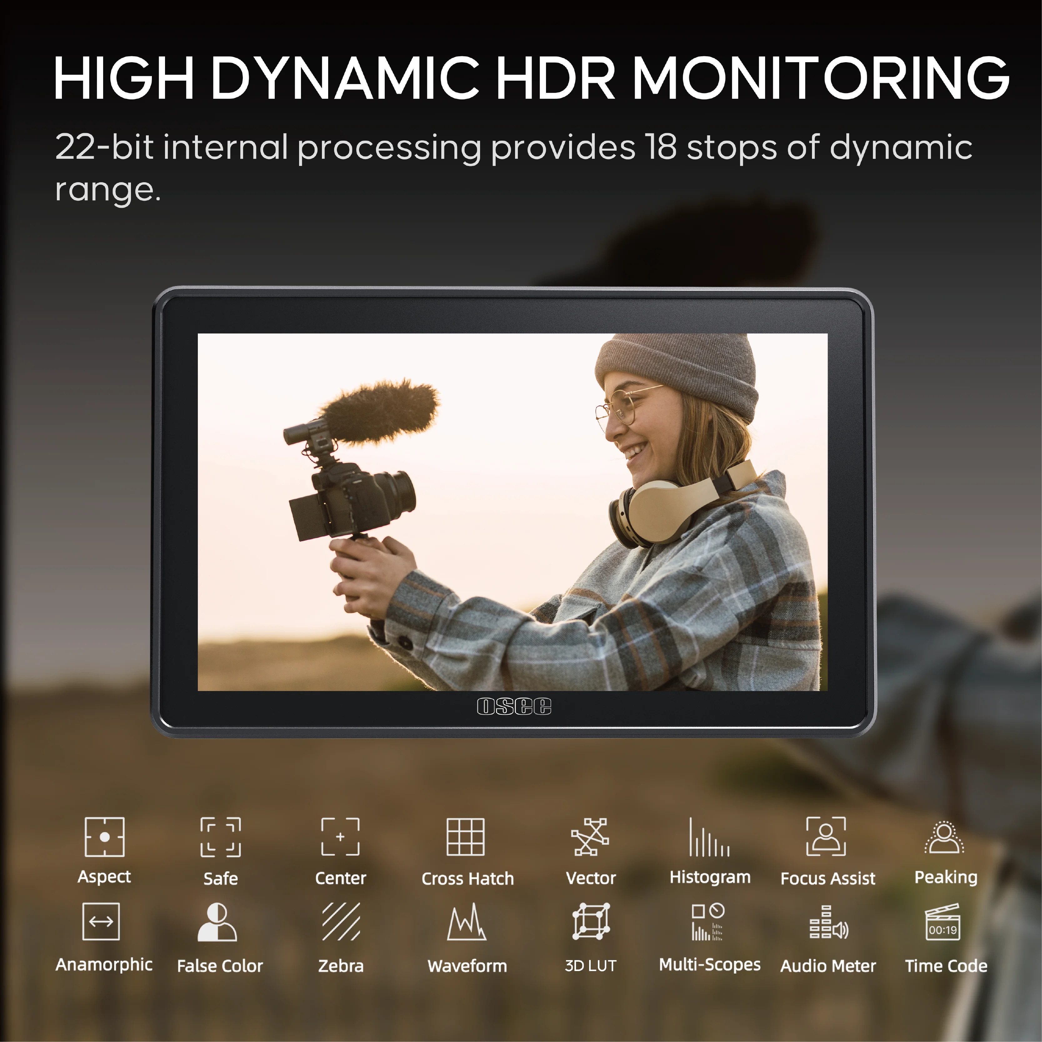 G7 Pro: 7 Inch 3000nits On-Camera Touchscreen Monitor | Camera Control Filmmaking Field Monitor - Image 8
