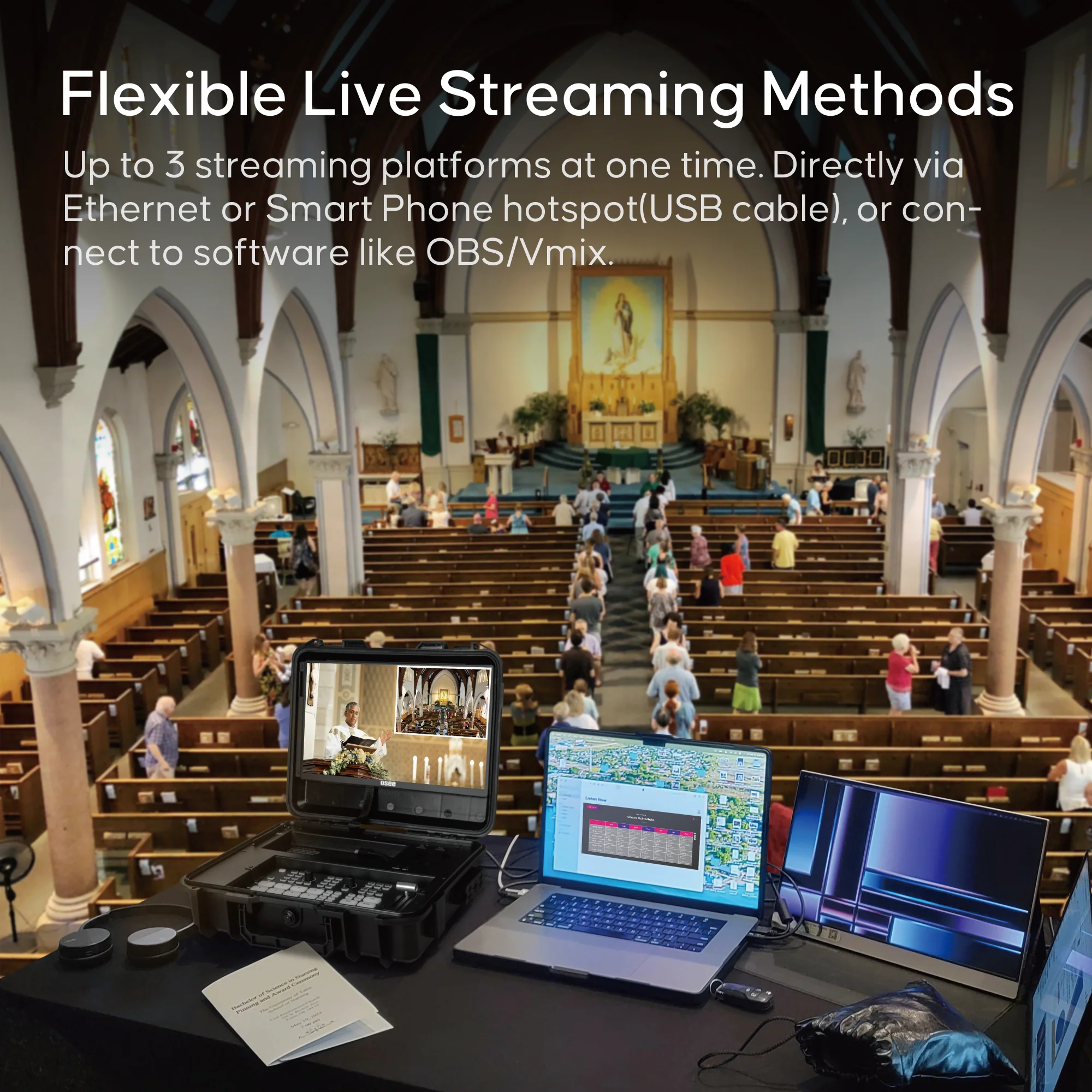 GoStream Duet Kit: All-in-One Live Stream Switcher & Multi-Camera Video Mixer | Professional Production Switcher with Recording & Playback - Image 6